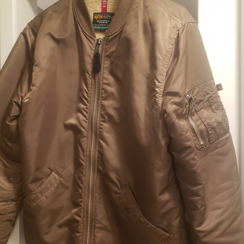 Alpha Industries bomber jacket, Size L